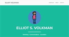Desktop Screenshot of elliotvolkman.com